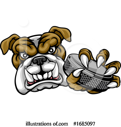 Royalty-Free (RF) Bulldog Clipart Illustration by AtStockIllustration - Stock Sample #1685097