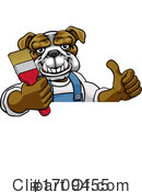 Bulldog Clipart #1709455 by AtStockIllustration