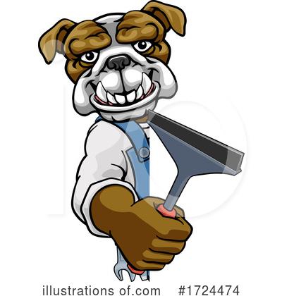Royalty-Free (RF) Bulldog Clipart Illustration by AtStockIllustration - Stock Sample #1724474