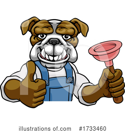 Royalty-Free (RF) Bulldog Clipart Illustration by AtStockIllustration - Stock Sample #1733460