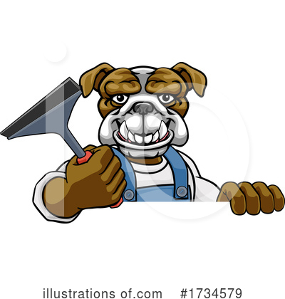Royalty-Free (RF) Bulldog Clipart Illustration by AtStockIllustration - Stock Sample #1734579