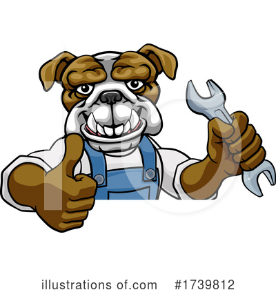 Royalty-Free (RF) Bulldog Clipart Illustration by AtStockIllustration - Stock Sample #1739812