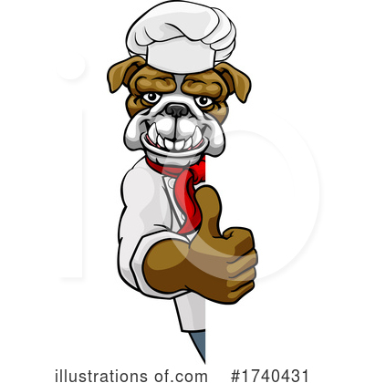 Royalty-Free (RF) Bulldog Clipart Illustration by AtStockIllustration - Stock Sample #1740431