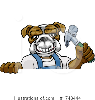 Royalty-Free (RF) Bulldog Clipart Illustration by AtStockIllustration - Stock Sample #1748444