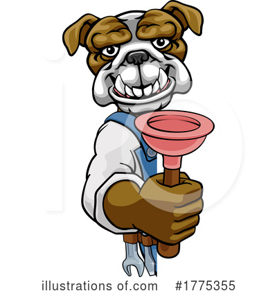 Royalty-Free (RF) Bulldog Clipart Illustration by AtStockIllustration - Stock Sample #1775355
