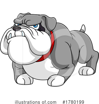Royalty-Free (RF) Bulldog Clipart Illustration by Hit Toon - Stock Sample #1780199