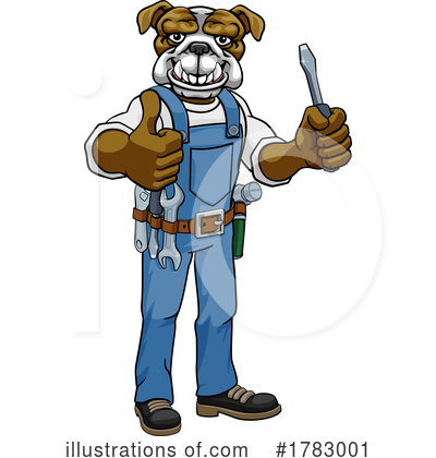 Royalty-Free (RF) Bulldog Clipart Illustration by AtStockIllustration - Stock Sample #1783001