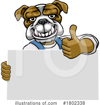 Royalty-Free (RF) Bulldog Clipart Illustration by AtStockIllustration - Stock Sample #1802338