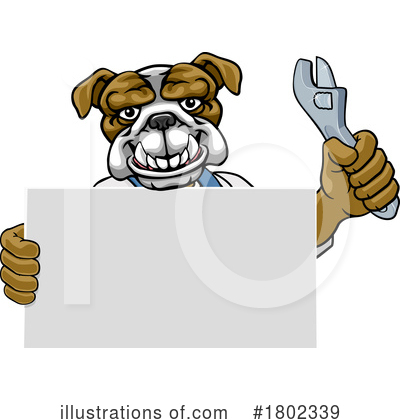 Royalty-Free (RF) Bulldog Clipart Illustration by AtStockIllustration - Stock Sample #1802339
