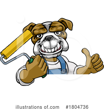 Royalty-Free (RF) Bulldog Clipart Illustration by AtStockIllustration - Stock Sample #1804736