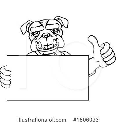 Royalty-Free (RF) Bulldog Clipart Illustration by AtStockIllustration - Stock Sample #1806033