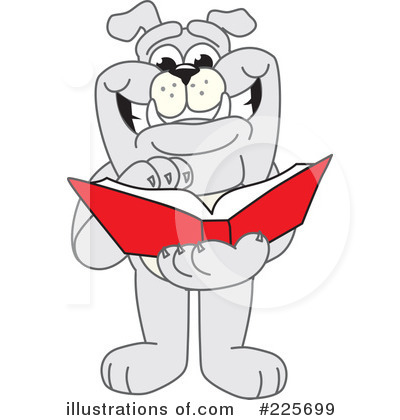 Royalty-Free (RF) Bulldog Mascot Clipart Illustration by Mascot Junction - Stock Sample #225699