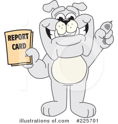 Royalty-Free (RF) Bulldog Mascot Clipart Illustration by Mascot Junction - Stock Sample #225701