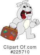 Bulldog Mascot Clipart #225710 by Mascot Junction