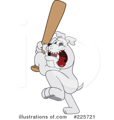 Royalty-Free (RF) Bulldog Mascot Clipart Illustration by Mascot Junction - Stock Sample #225721