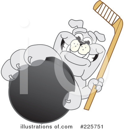 Royalty-Free (RF) Bulldog Mascot Clipart Illustration by Mascot Junction - Stock Sample #225751