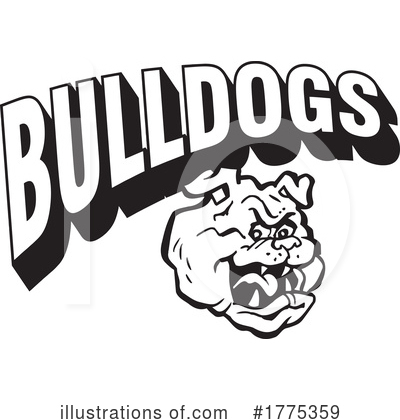 Bulldog Clipart #1775359 by Johnny Sajem