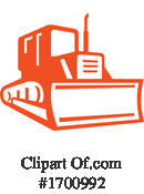 Bulldozer Clipart #1700992 by patrimonio