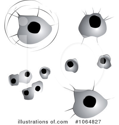 Bullet Holes Clipart #1064827 by Vector Tradition SM