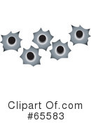 Bullet Holes Clipart #65583 by Dennis Holmes Designs