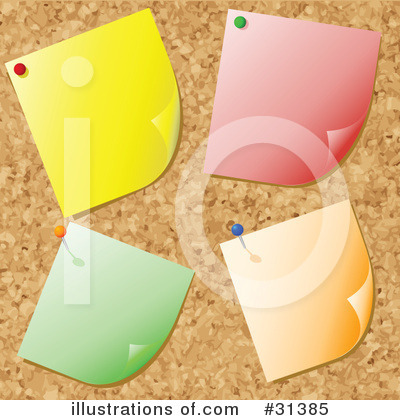 Cork Board Clipart #31385 by KJ Pargeter