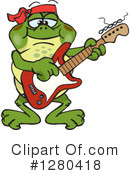 Bullfrog Clipart #1280418 by Dennis Holmes Designs