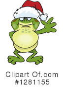 Bullfrog Clipart #1281155 by Dennis Holmes Designs