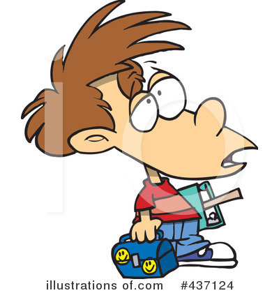 Royalty-Free (RF) Bullied Clipart Illustration by toonaday - Stock Sample #437124
