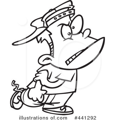 Royalty-Free (RF) Bully Clipart Illustration by toonaday - Stock Sample #441292