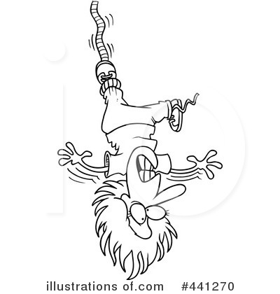 Royalty-Free (RF) Bungee Clipart Illustration by toonaday - Stock Sample #441270