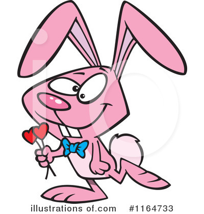 Royalty-Free (RF) Bunny Clipart Illustration by toonaday - Stock Sample #1164733