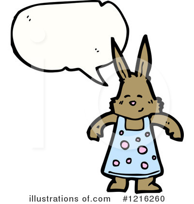 Royalty-Free (RF) Bunny Clipart Illustration by lineartestpilot - Stock Sample #1216260