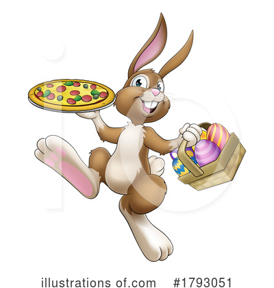 Royalty-Free (RF) Bunny Clipart Illustration by AtStockIllustration - Stock Sample #1793051