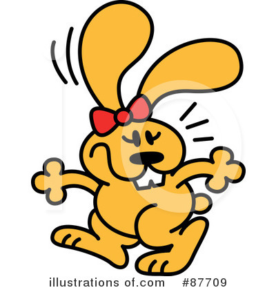 Royalty-Free (RF) Bunny Clipart Illustration by Zooco - Stock Sample #87709