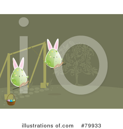 Royalty-Free (RF) Bunny Eared Egg Clipart Illustration by Randomway - Stock Sample #79933