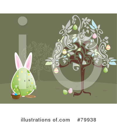 Royalty-Free (RF) Bunny Eared Egg Clipart Illustration by Randomway - Stock Sample #79938