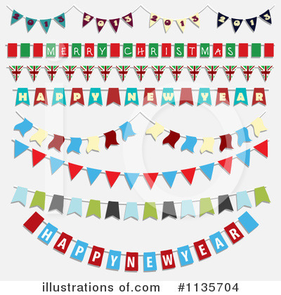 Royalty-Free (RF) Bunting Clipart Illustration by KJ Pargeter - Stock Sample #1135704