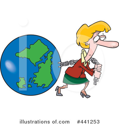 Globe Clipart #441253 by toonaday
