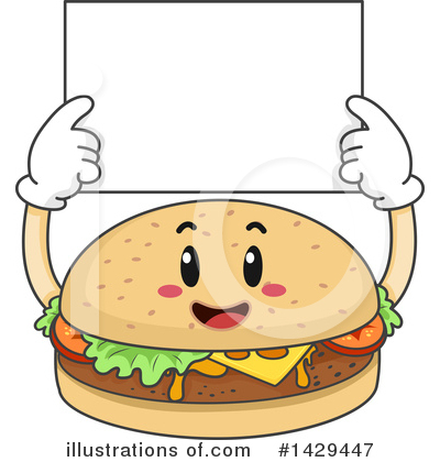 Cheeseburger Clipart #1429447 by BNP Design Studio