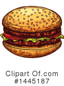 Burger Clipart #1445187 by Vector Tradition SM