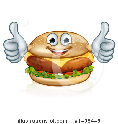 Royalty-Free (RF) Burger Clipart Illustration by AtStockIllustration - Stock Sample #1498446