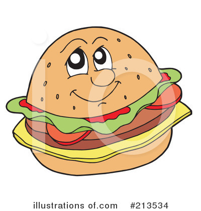Cheeseburger Clipart #213534 by visekart