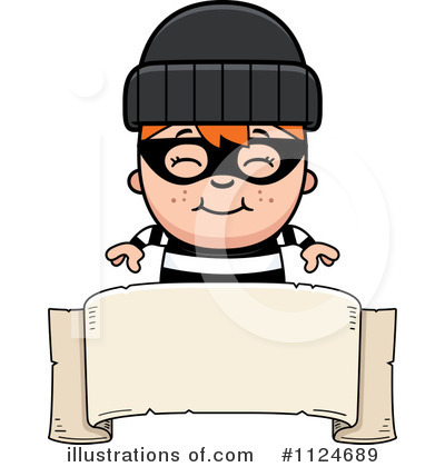 Royalty-Free (RF) Burglar Clipart Illustration by Cory Thoman - Stock Sample #1124689