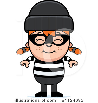 Royalty-Free (RF) Burglar Clipart Illustration by Cory Thoman - Stock Sample #1124695