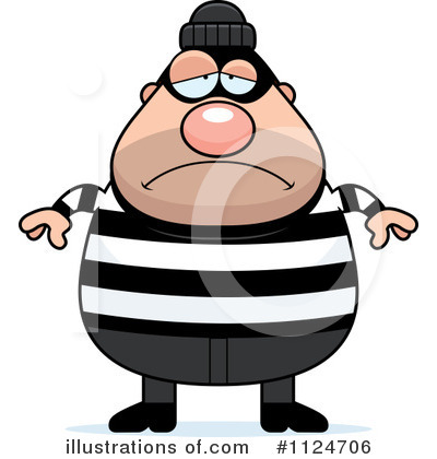 Royalty-Free (RF) Burglar Clipart Illustration by Cory Thoman - Stock Sample #1124706