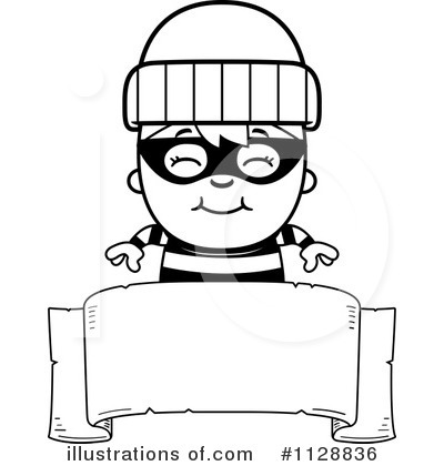 Royalty-Free (RF) Burglar Clipart Illustration by Cory Thoman - Stock Sample #1128836