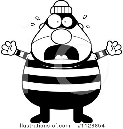 Royalty-Free (RF) Burglar Clipart Illustration by Cory Thoman - Stock Sample #1128854