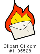 Burning Envelope Clipart #1195528 by lineartestpilot