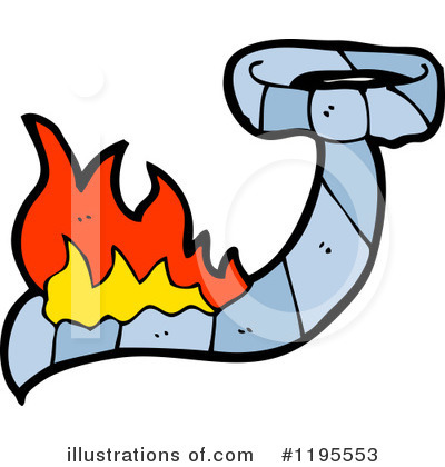 Royalty-Free (RF) Burning Tie Clipart Illustration by lineartestpilot - Stock Sample #1195553