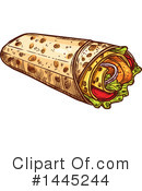Burrito Clipart #1445244 by Vector Tradition SM